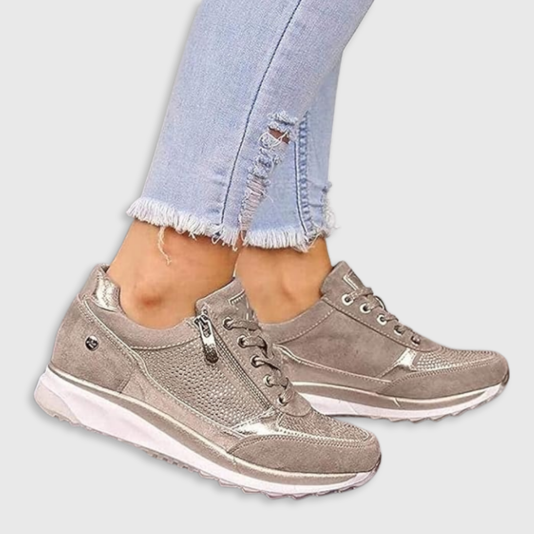 Ginette | Baskets Orthopédiques à Fermeture Éclair