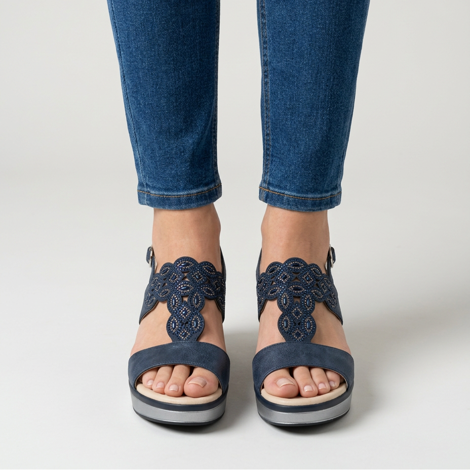 Rachelle | Sandales compensées confortables
