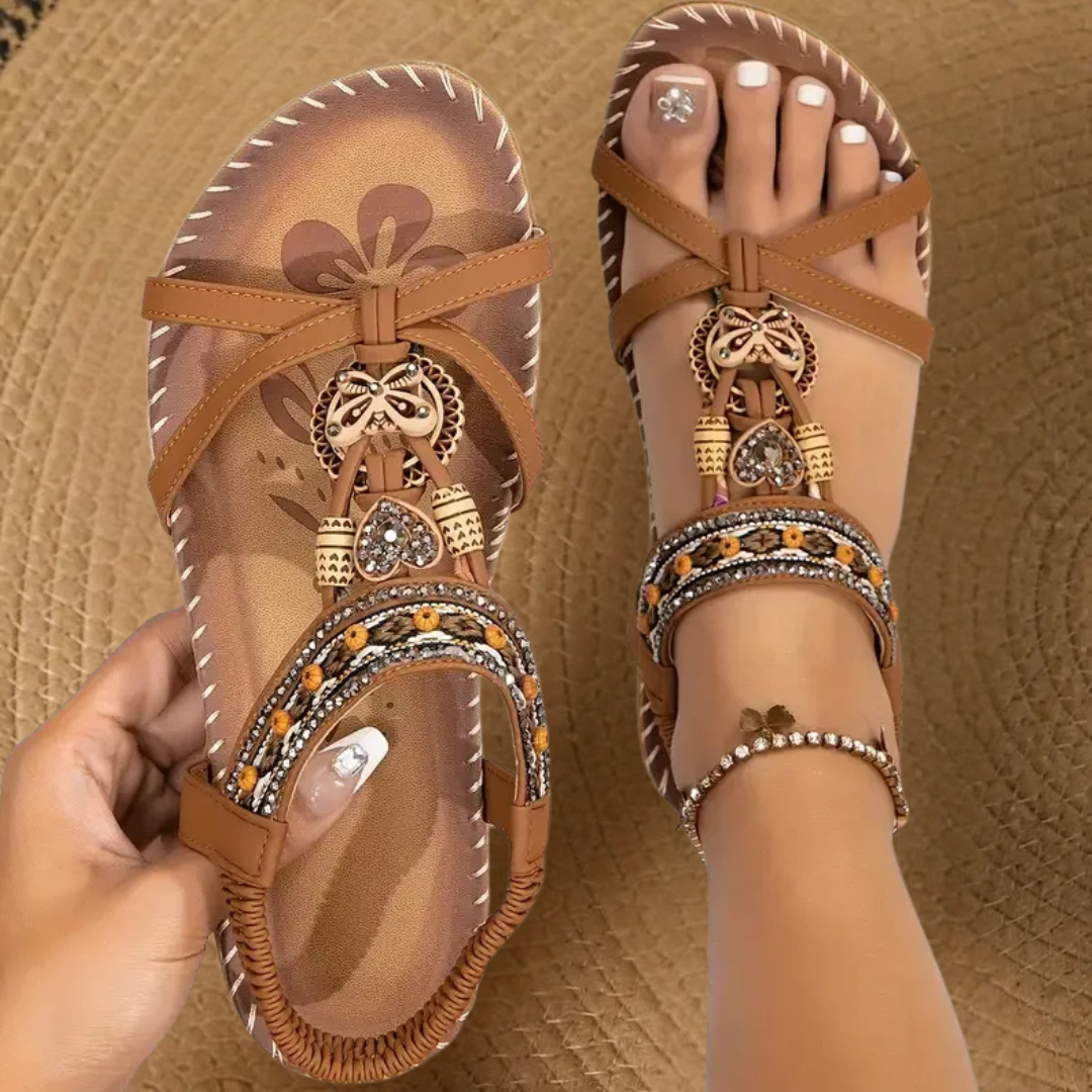 Isabel | Sandalias ortopédicas estilo Ibiza para comodidad y elegancia