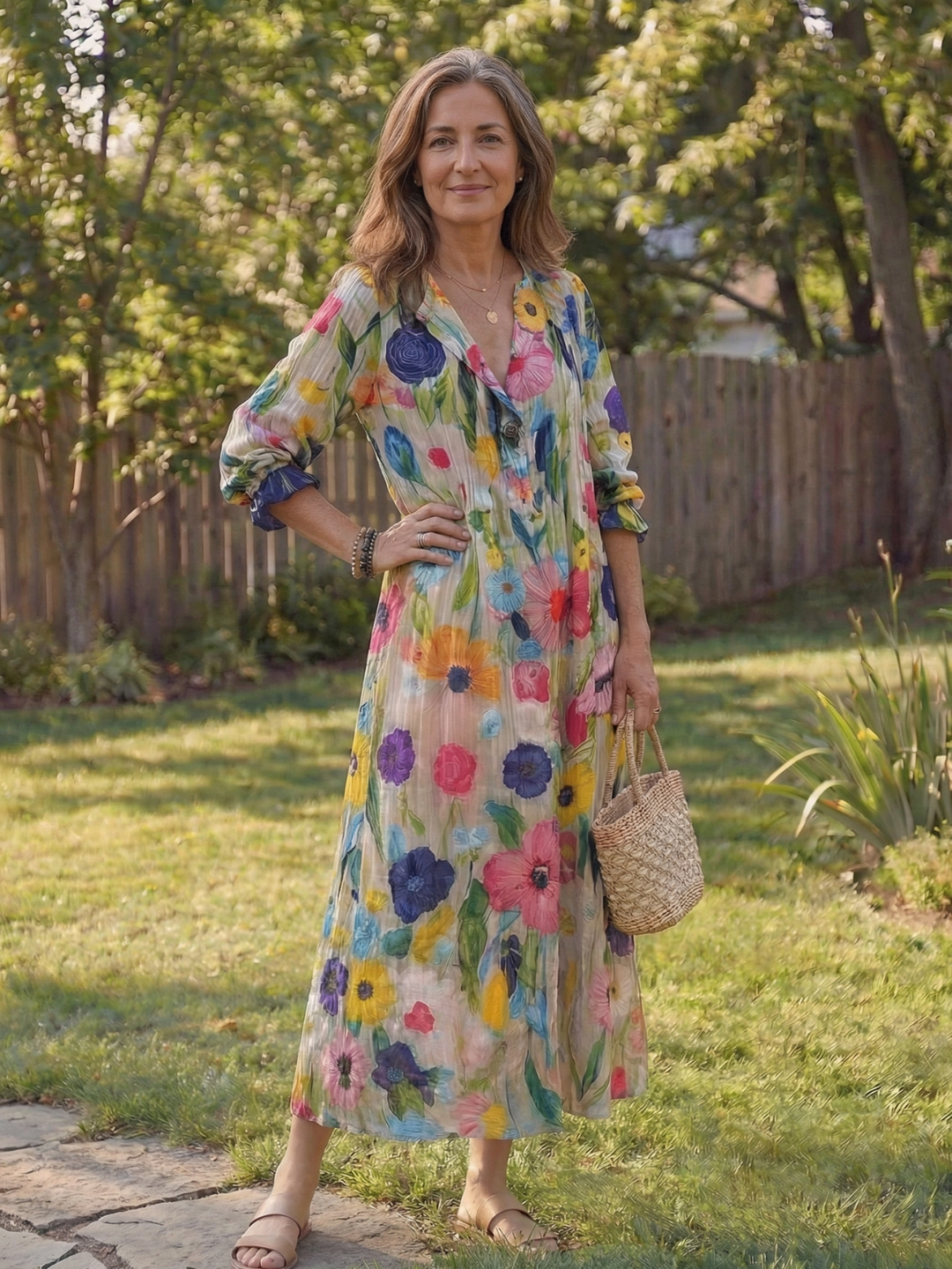 Carmen | Vestido Maxi Floral