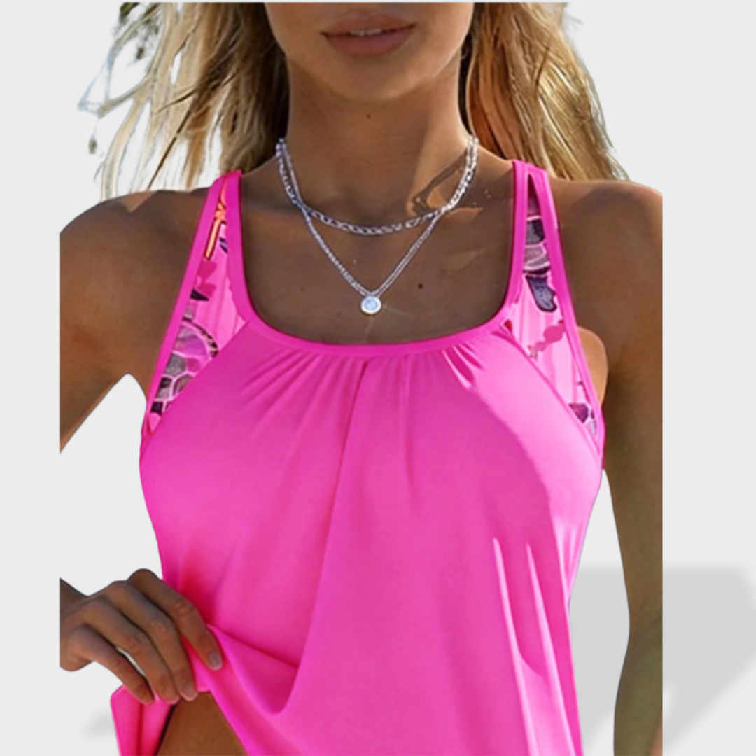 Aislinn - Flattering Tankini Swim Set