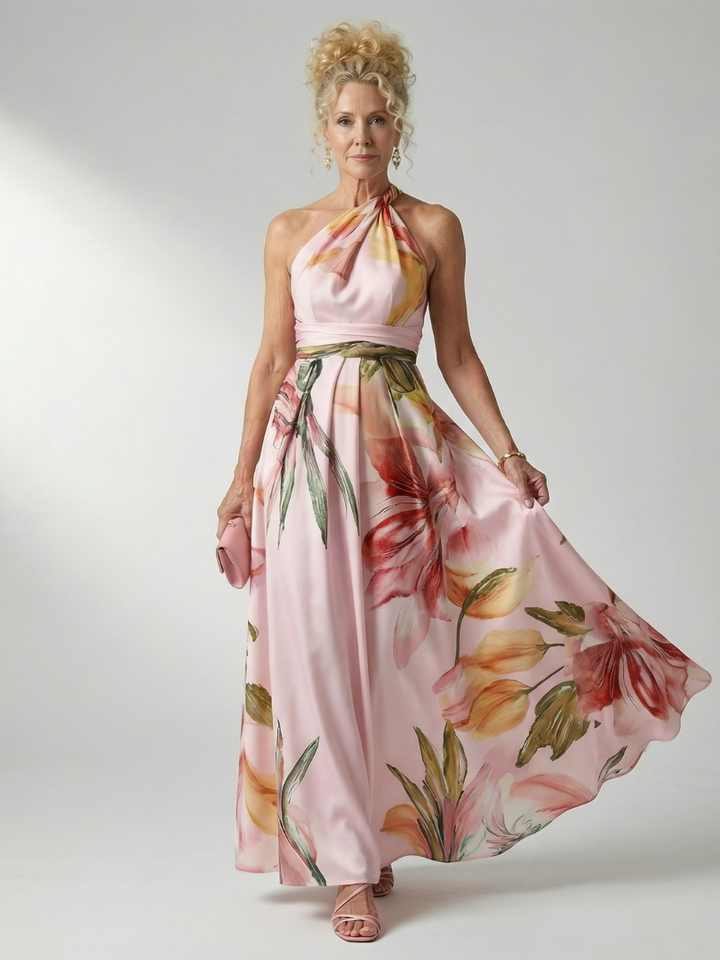 Amélie | Robe maxi florale légère