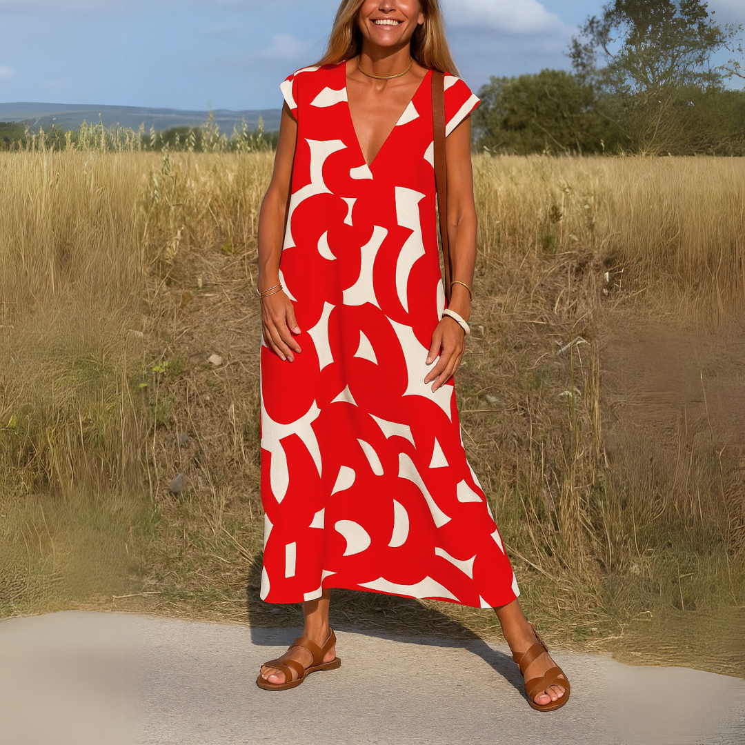 Valérie | Robe à décolleté en V