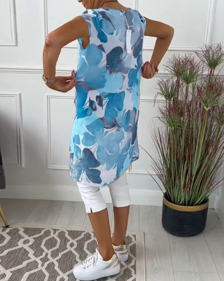 CALISTA | FLORAL CASUAL MIDI DRESS