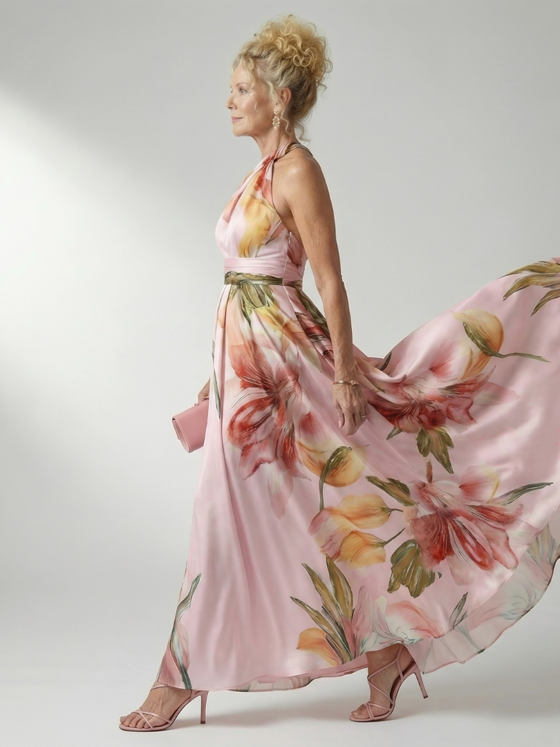 Amélie | Robe maxi florale légère