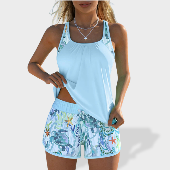 Aislinn - Flattering Tankini Swim Set