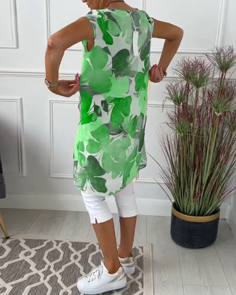 CALISTA | FLORAL CASUAL MIDI DRESS