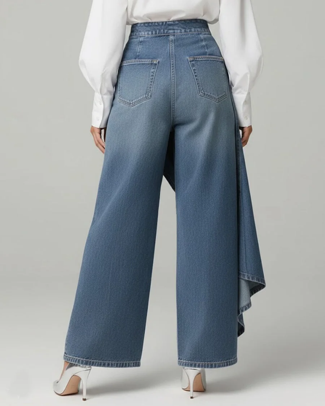 Audrey | Pantalon en denim enveloppant