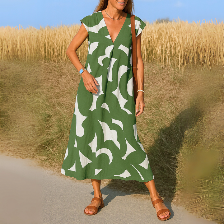 Valérie | Robe à décolleté en V