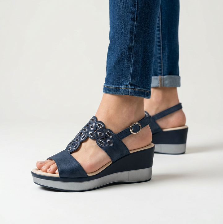 Rachelle | Sandales compensées confortables