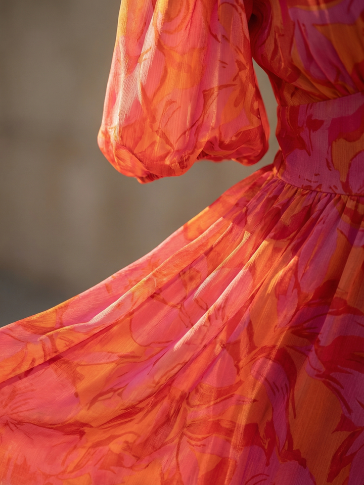 Alicia | Vestido Maxi Brillo Solar