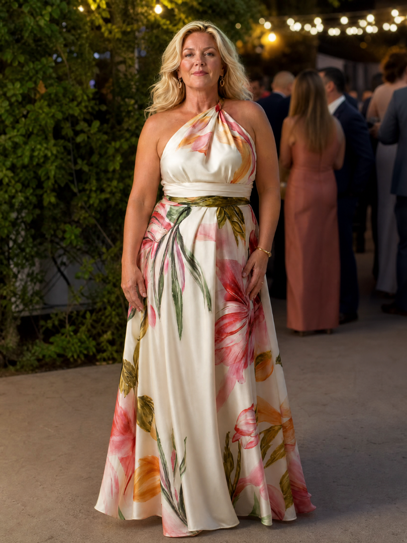 Amélie | Robe maxi florale légère