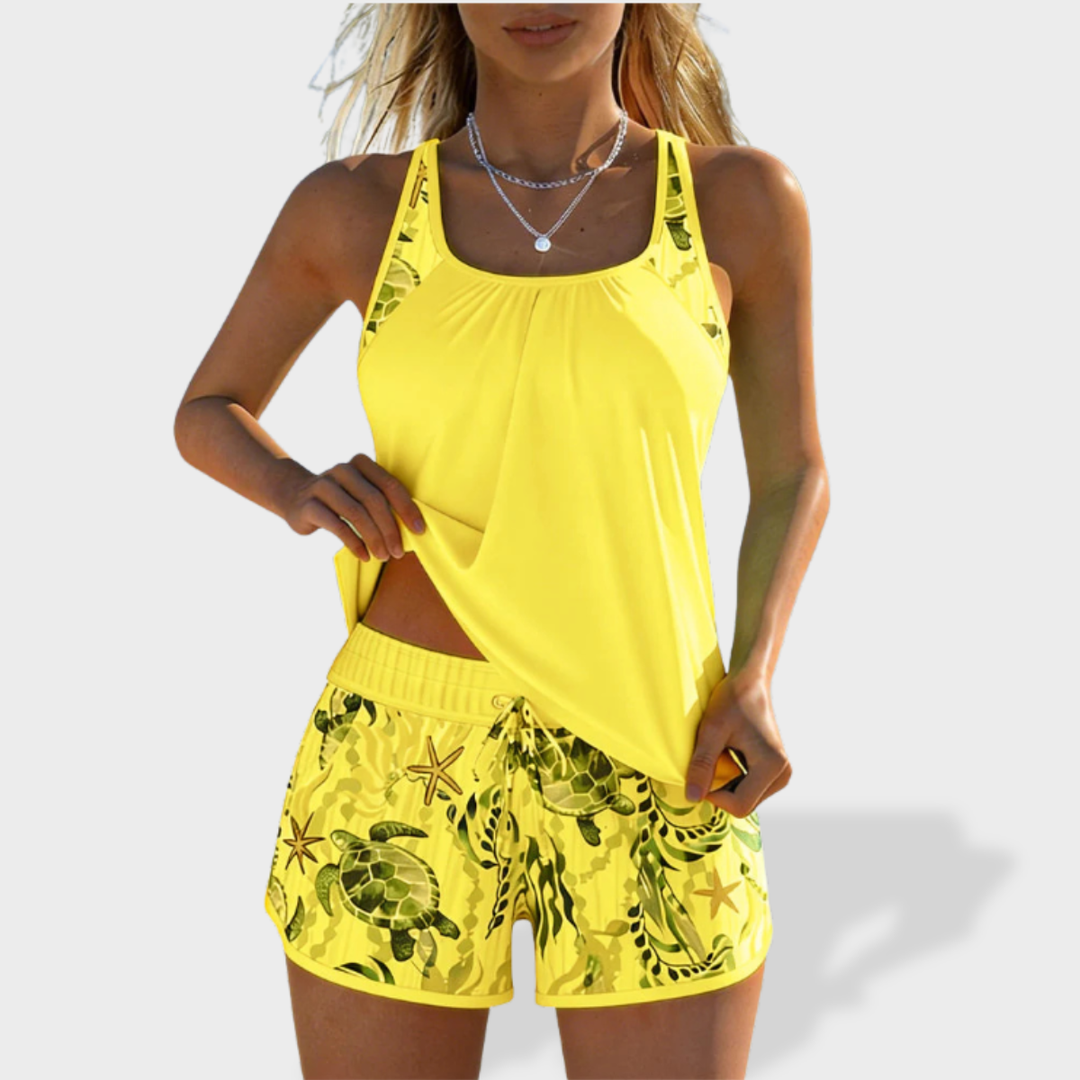 Aislinn - Flattering Tankini Swim Set