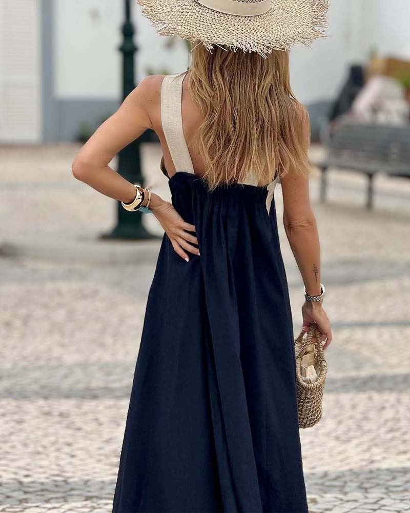 Camille | Robe maxi croisée