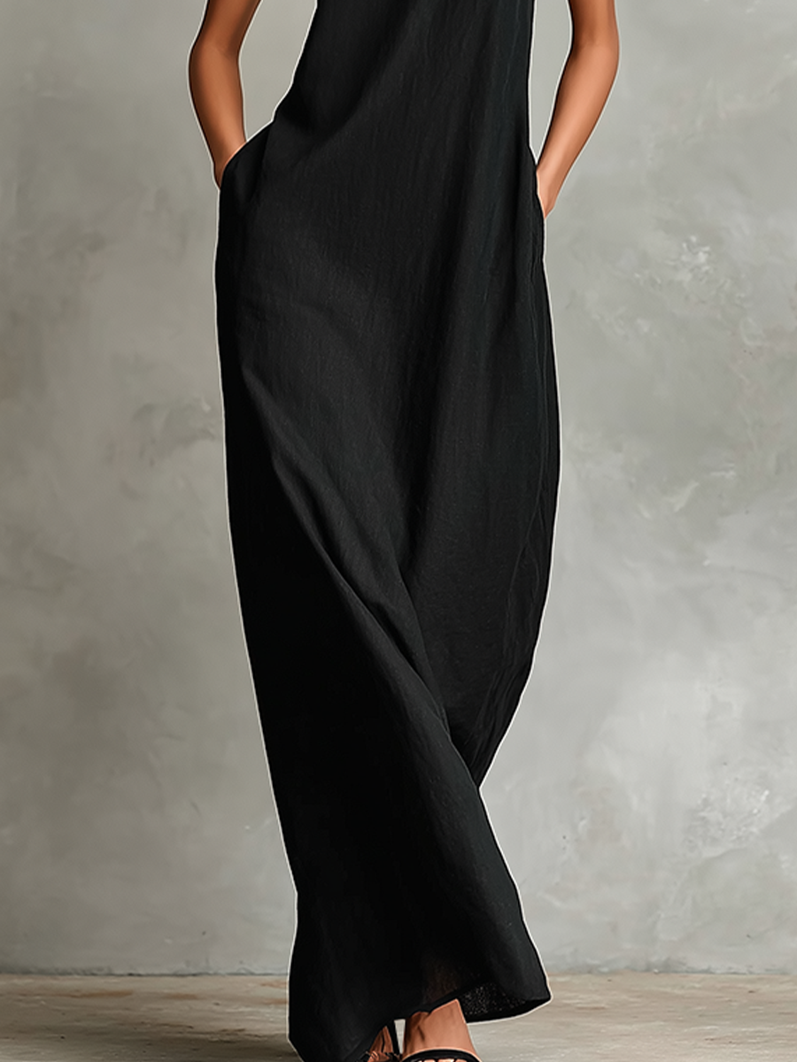 Catherine | Robe longue minimaliste