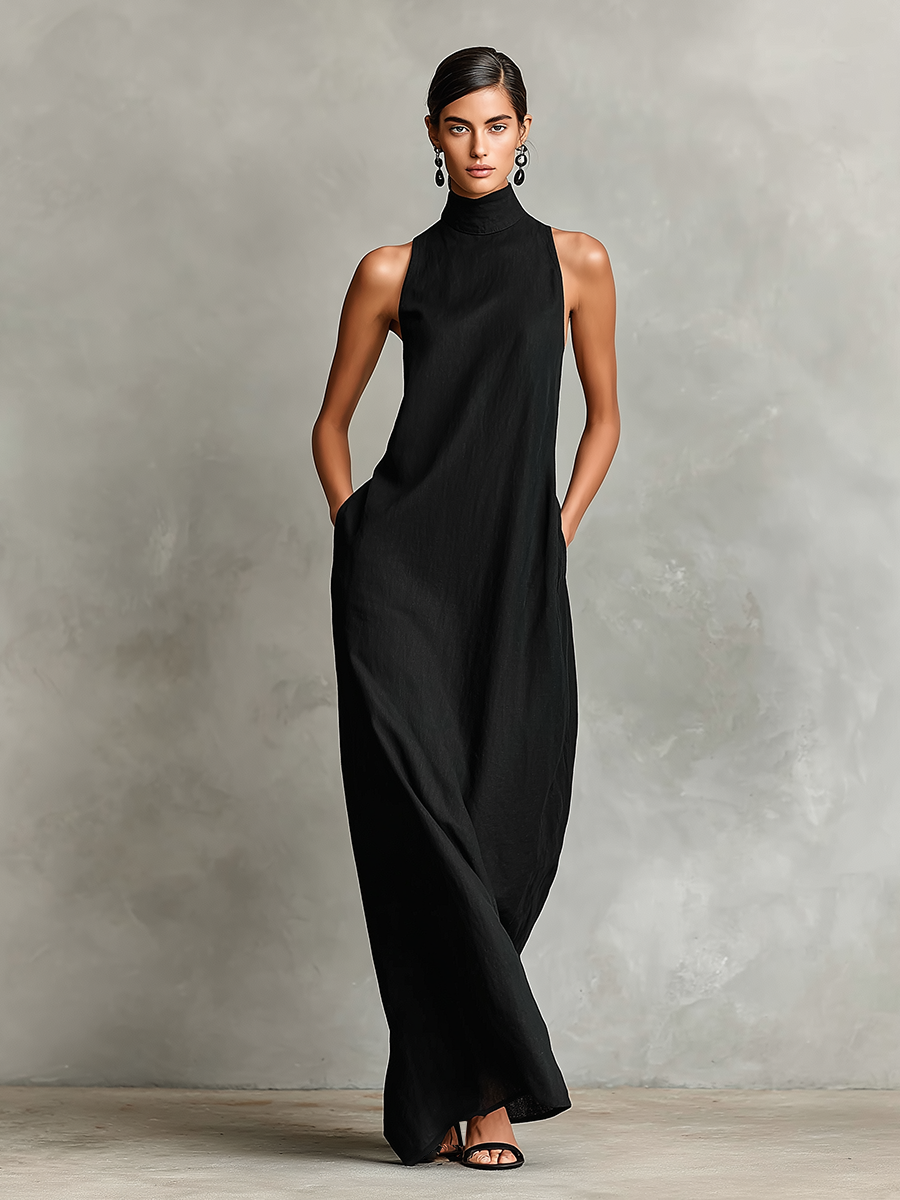 Catherine | Robe longue minimaliste