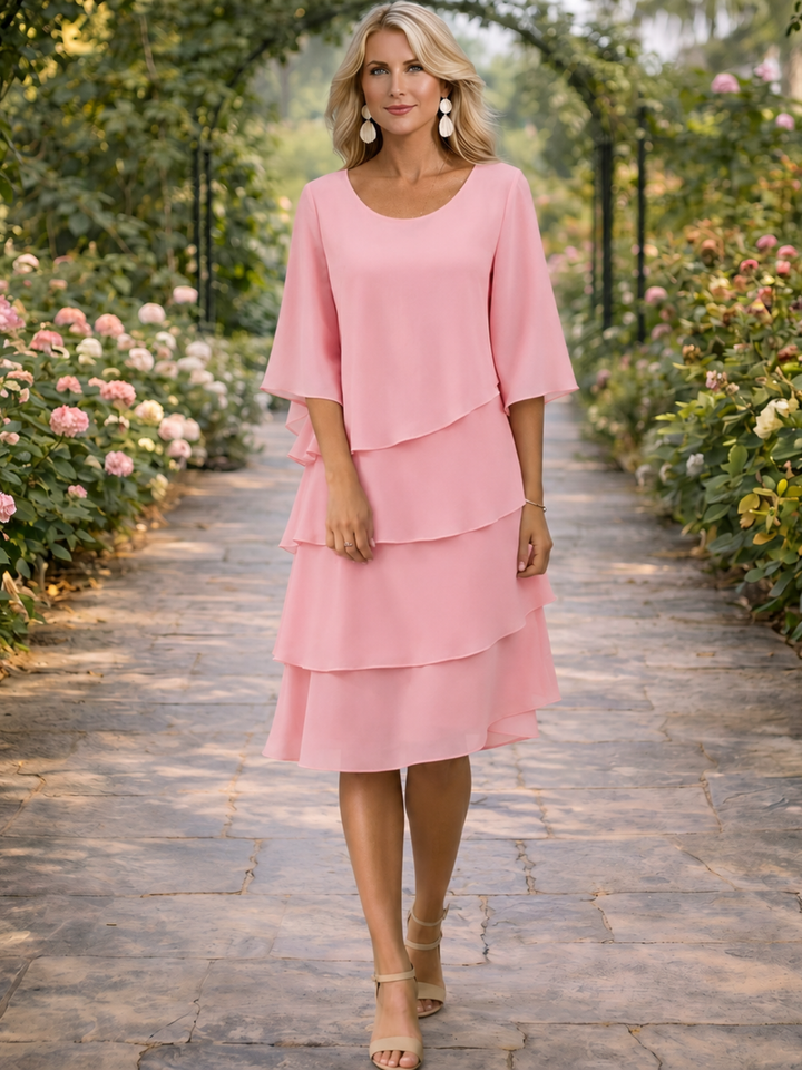 Catherine | Robe élégante à volants