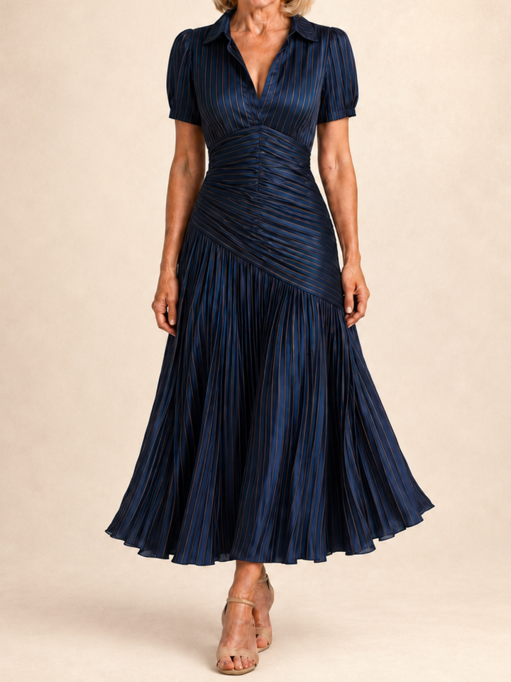 Florence | Vintage Elegant Chiffon Maxi Dress