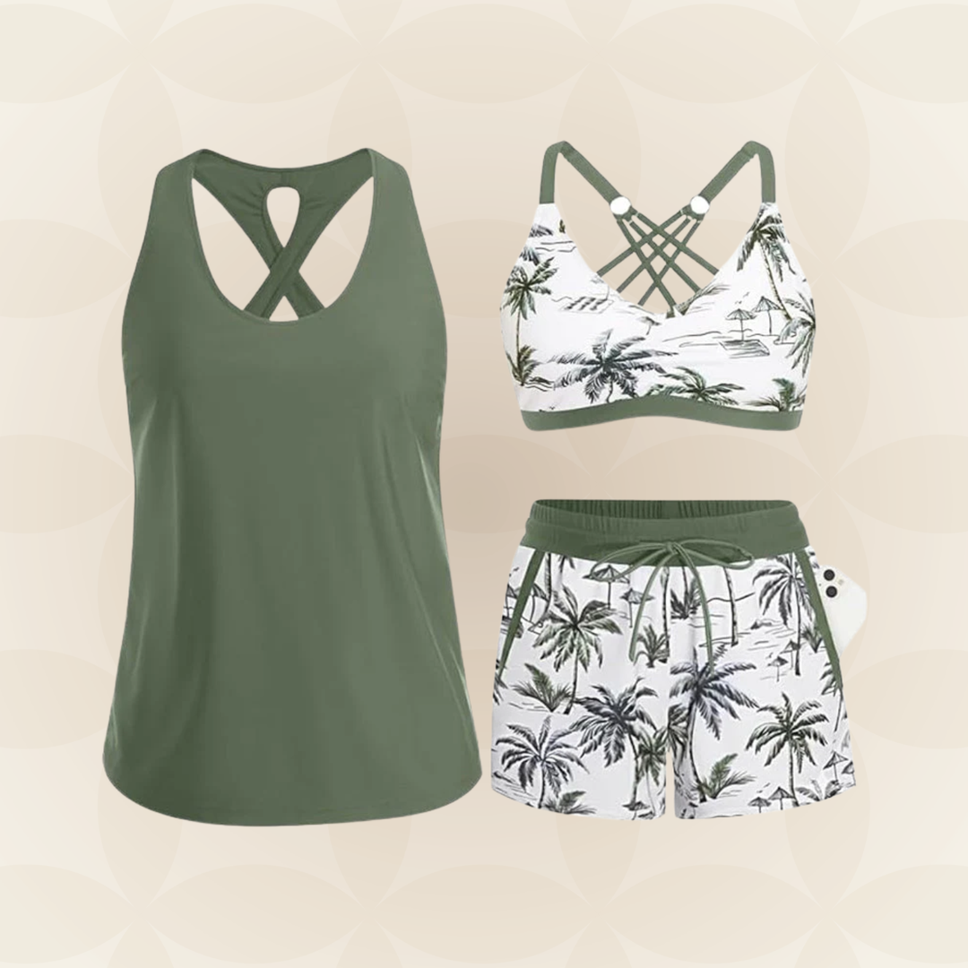 Rosalie | Ensemble de bain trois pièces