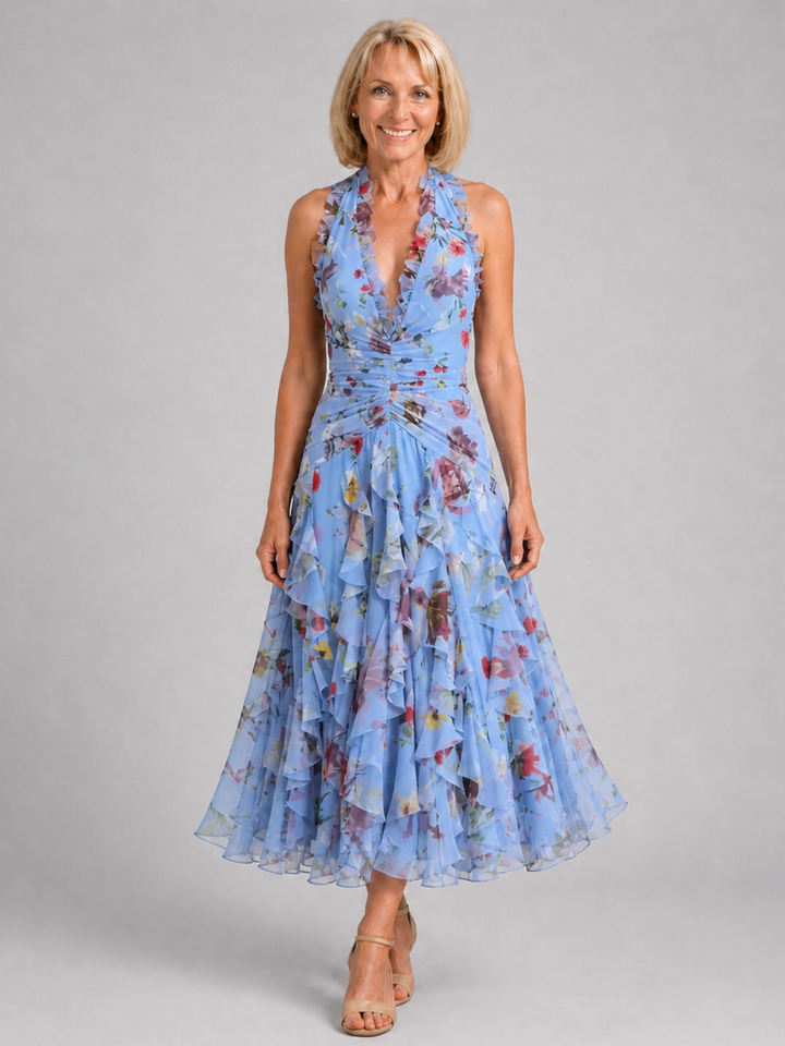 Belladina | Halter Maxi Dress