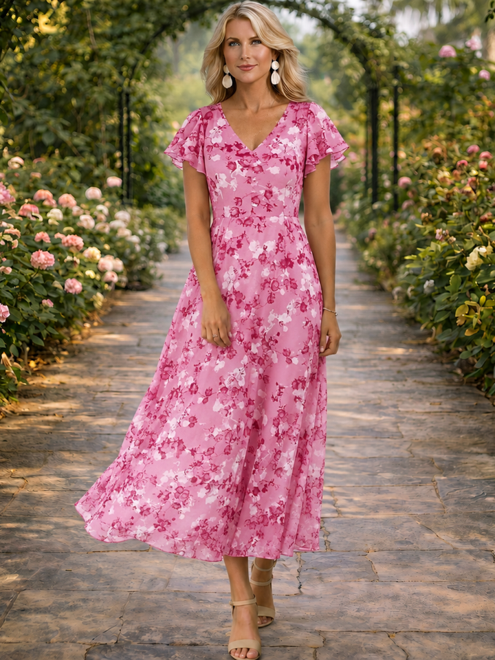 Audrey | Robe élégante à effet ventre plat