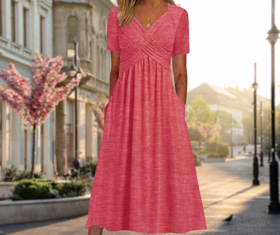 Leyla | Elegant Flattering Midi Dress