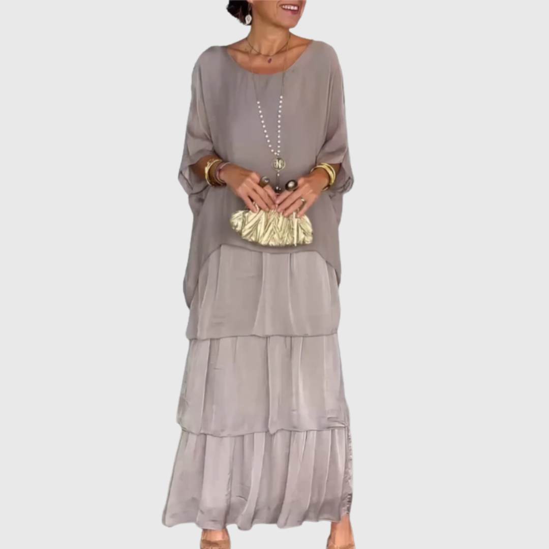 Irene | Elegante Vestido Maxi Fluido
