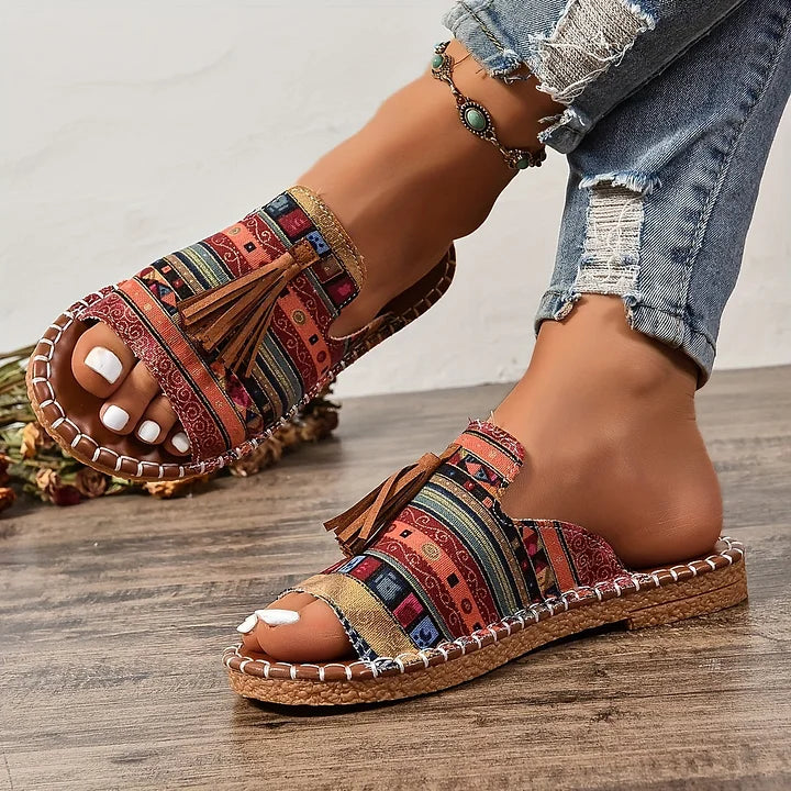 Christine | Sandales plates orthopédiques confortables