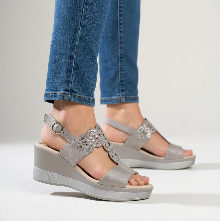 Rachelle | Sandales compensées confortables