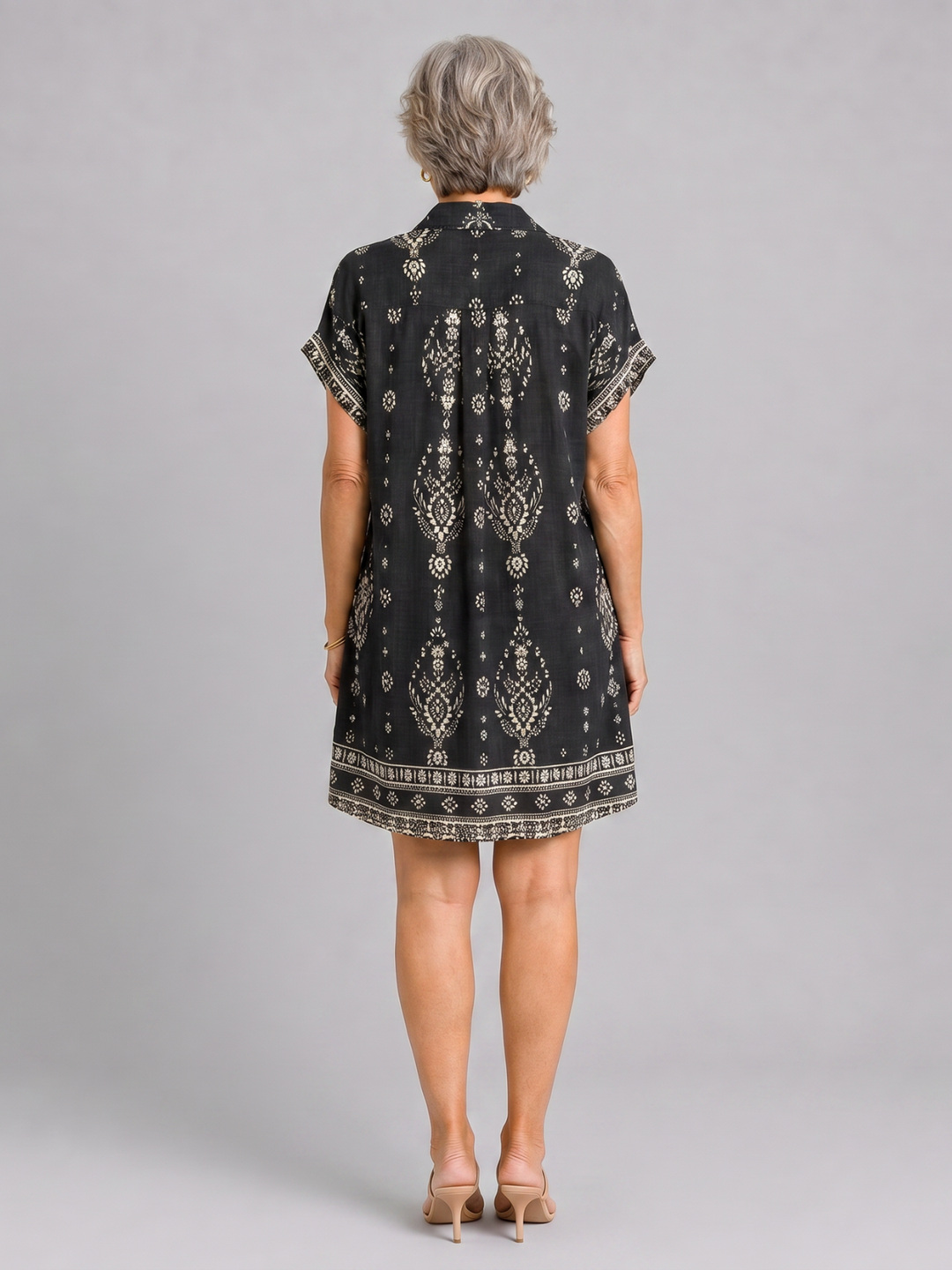 Solène | Robe imprimée à poches maat