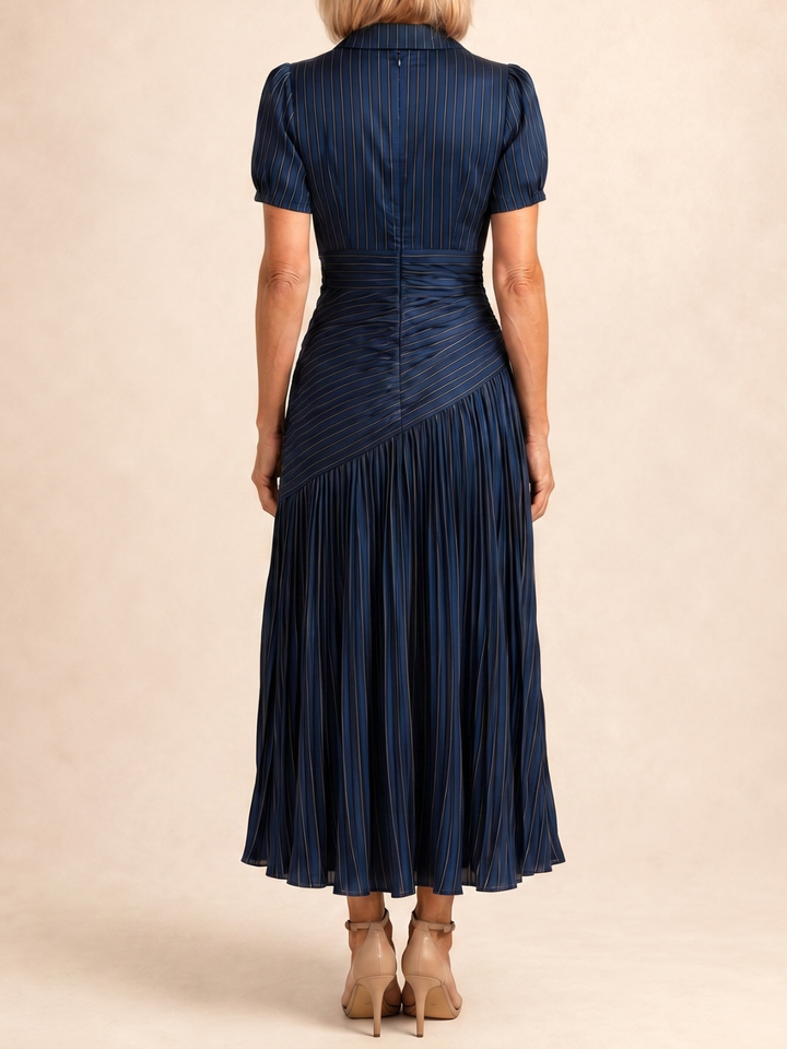 Florence | Vintage Elegant Chiffon Maxi Dress