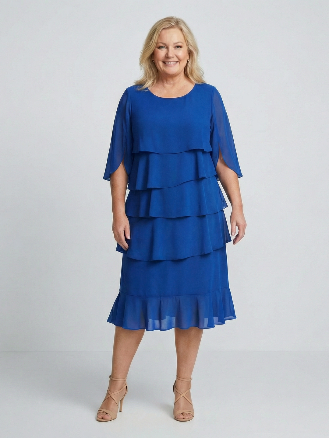 Patricia | Elegant Comfort Ruffle Dress