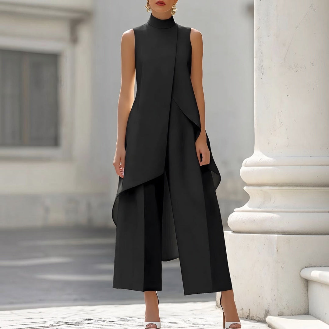 Verity | Asymmetrical Wide-Leg Jumpsuit