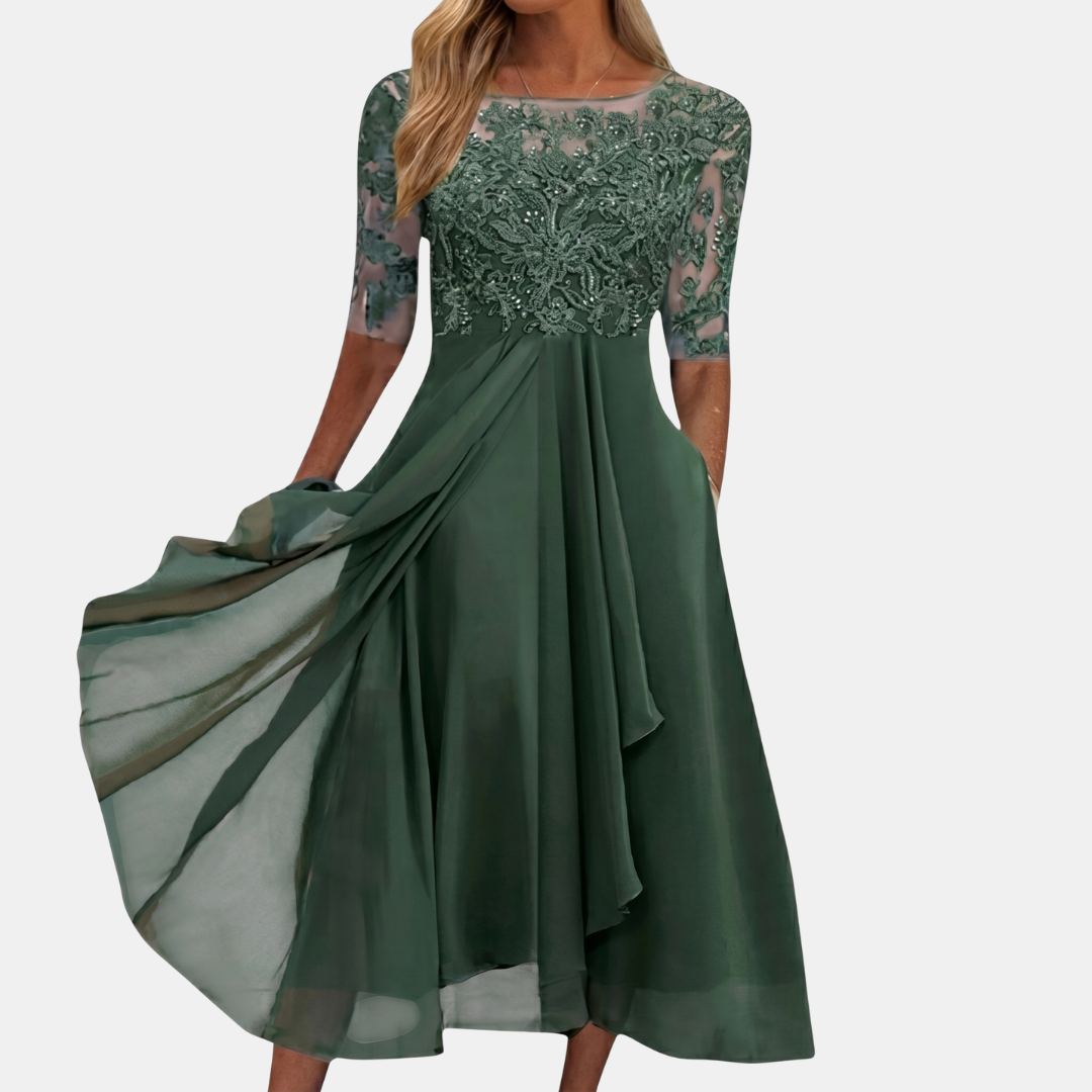 Roxane | Robe élégante en dentelle