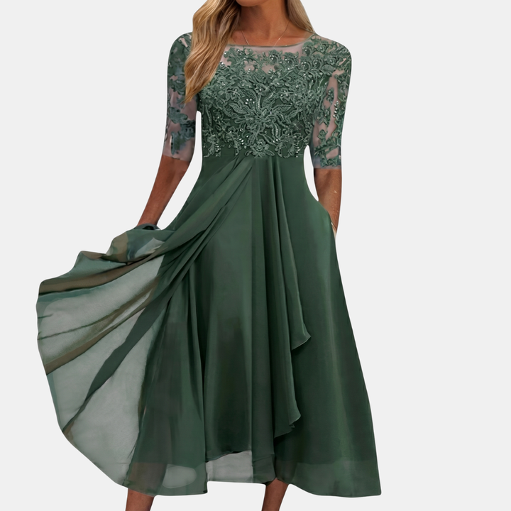 Roxane | Robe élégante en dentelle