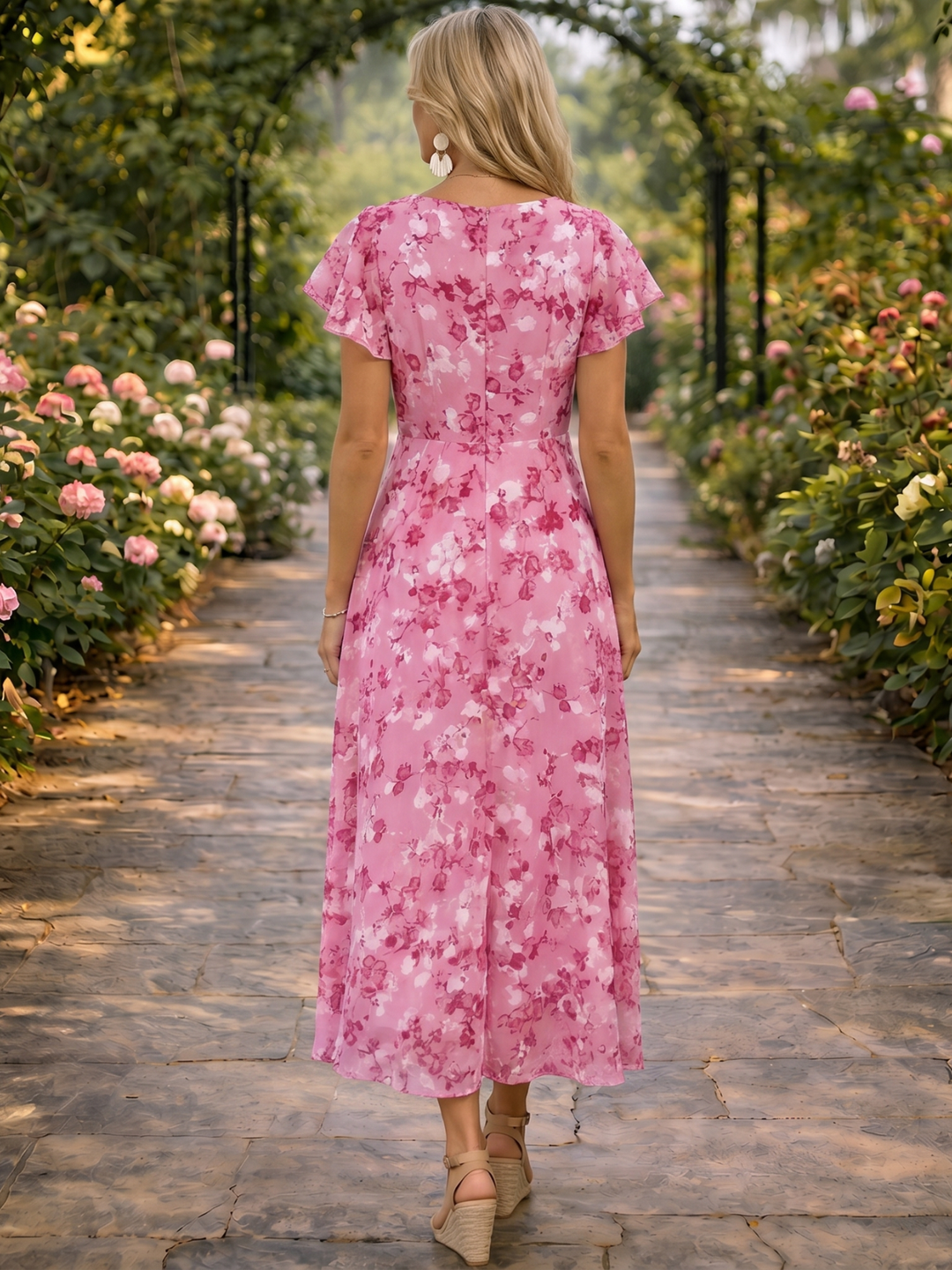 Audrey | Robe élégante à effet ventre plat