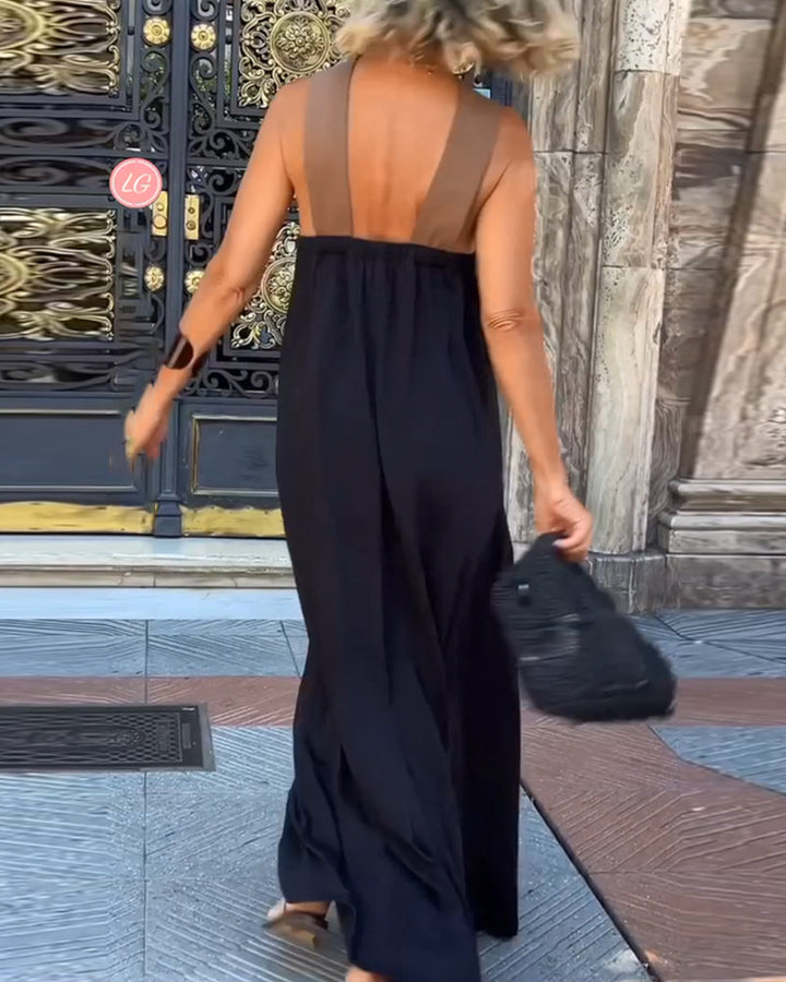 Camille | Robe maxi croisée