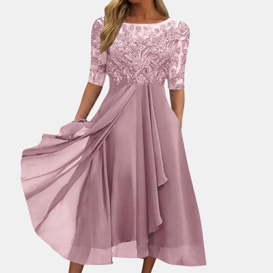 Roxane | Robe élégante en dentelle
