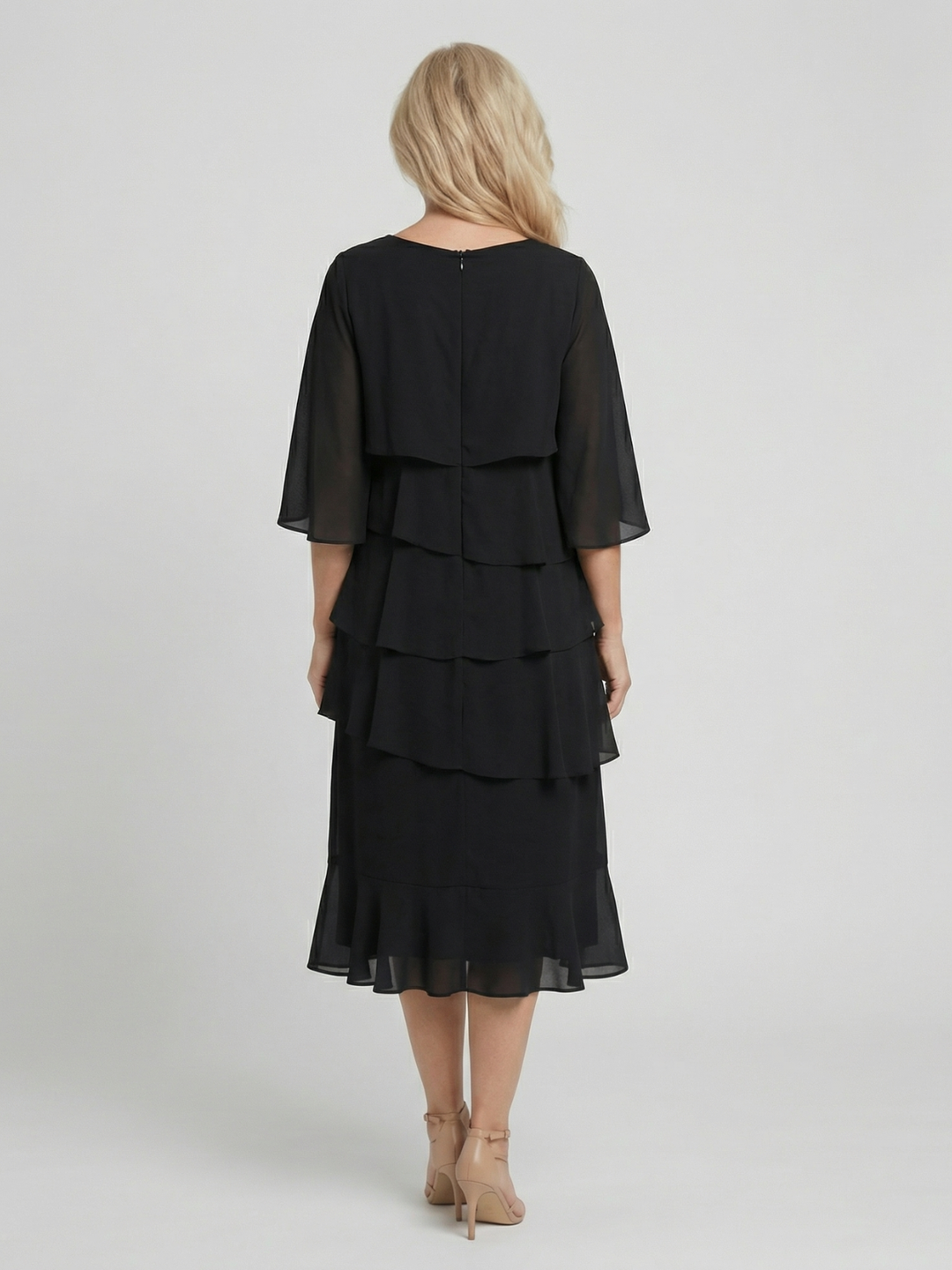 Patricia | Elegant Comfort Ruffle Dress