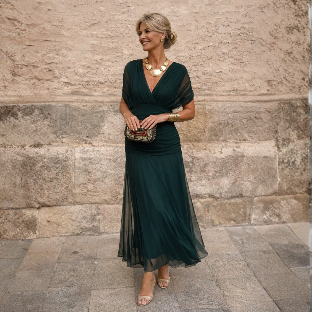 ROSSANA – Off-Shoulder Maxi Dress