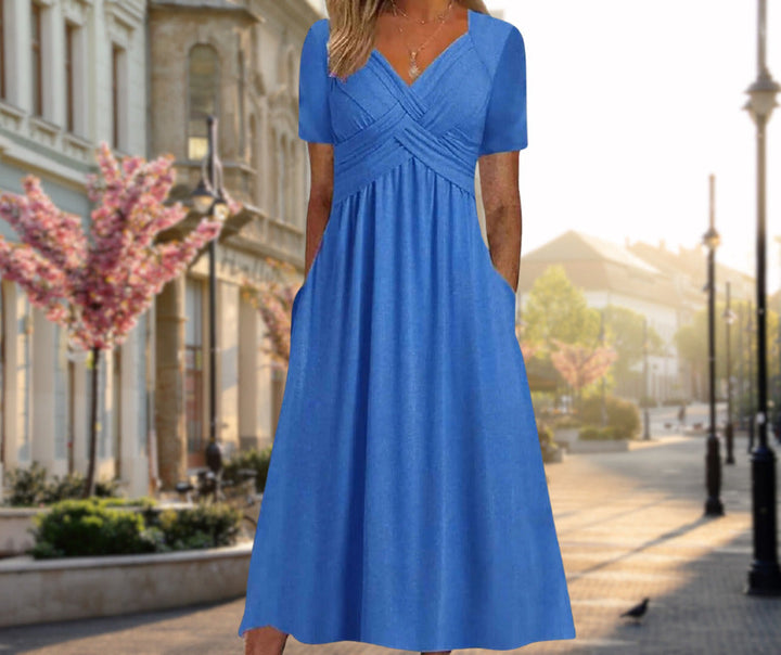 Leyla | Elegant Flattering Midi Dress