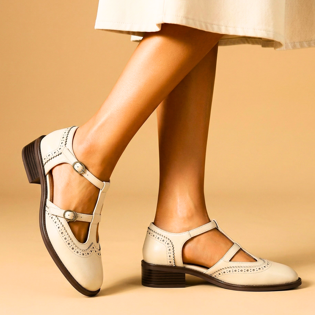 Aline | Mary Janes en cuir