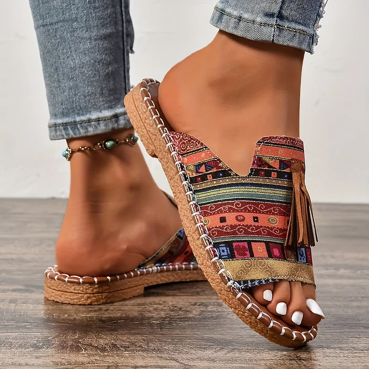 Christine | Sandales plates orthopédiques confortables