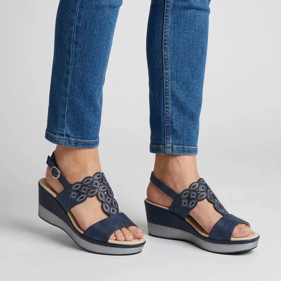 Rachelle | Sandales compensées confortables