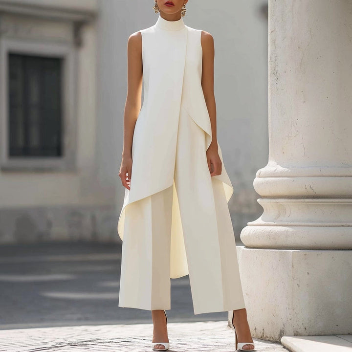 Verity | Asymmetrical Wide-Leg Jumpsuit