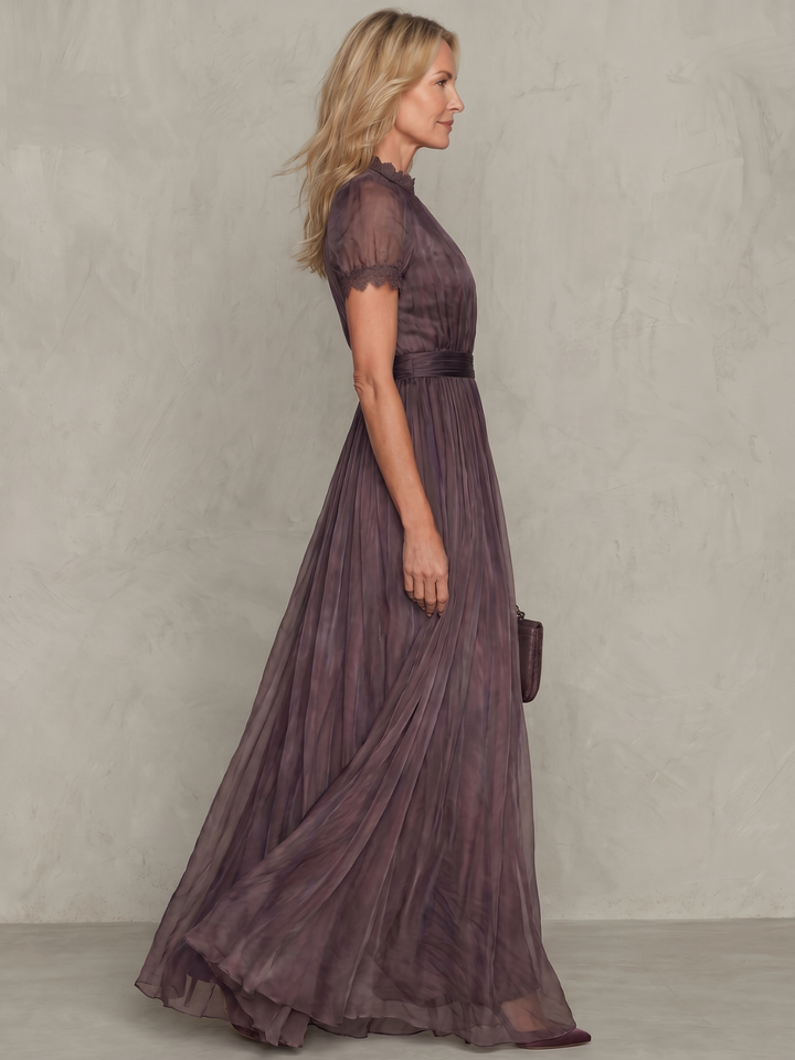 Sylvie | Robe maxi vintage en chiffon