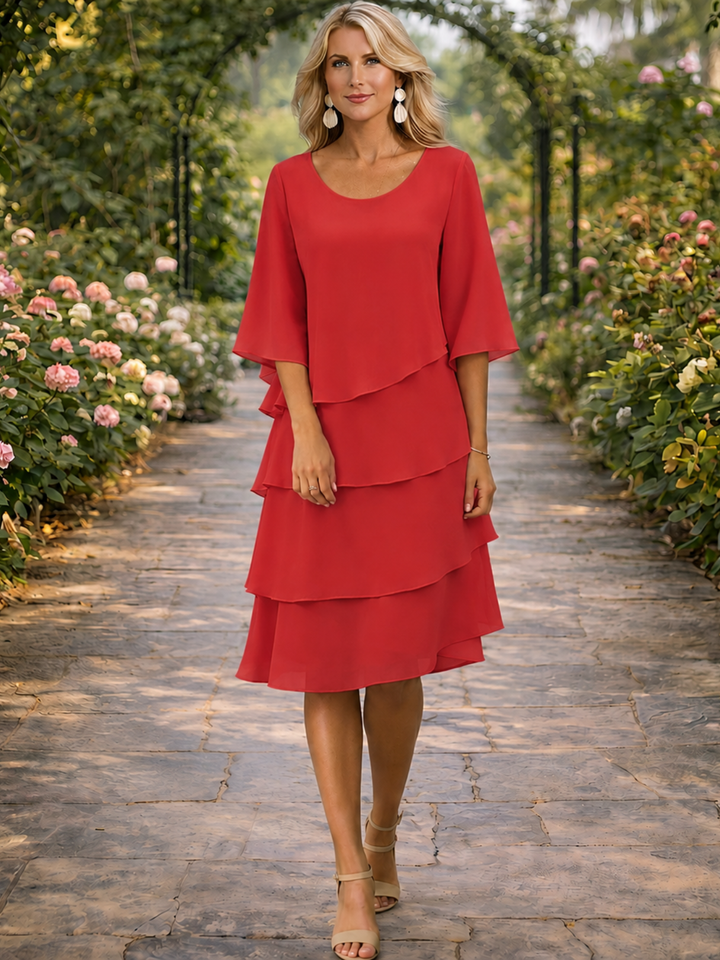 Catherine | Robe élégante à volants