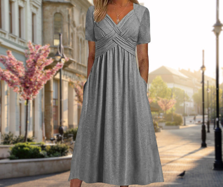 Leyla | Elegant Flattering Midi Dress