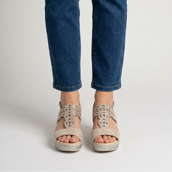 Rachelle | Sandales compensées confortables