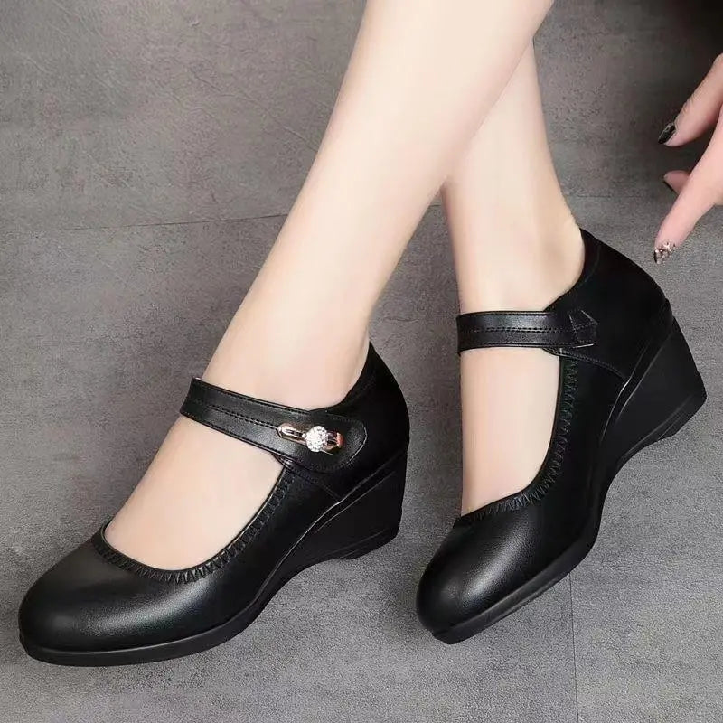 Eva | Zapatos de Confort Elegantes con Tacón Medio